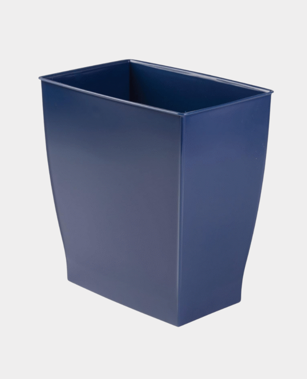 iDesign Small Bathroom Trash Can