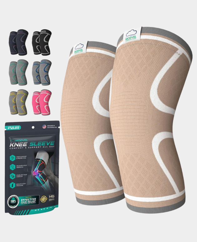 Modvel 2 Pack Knee Brace for Women & Men